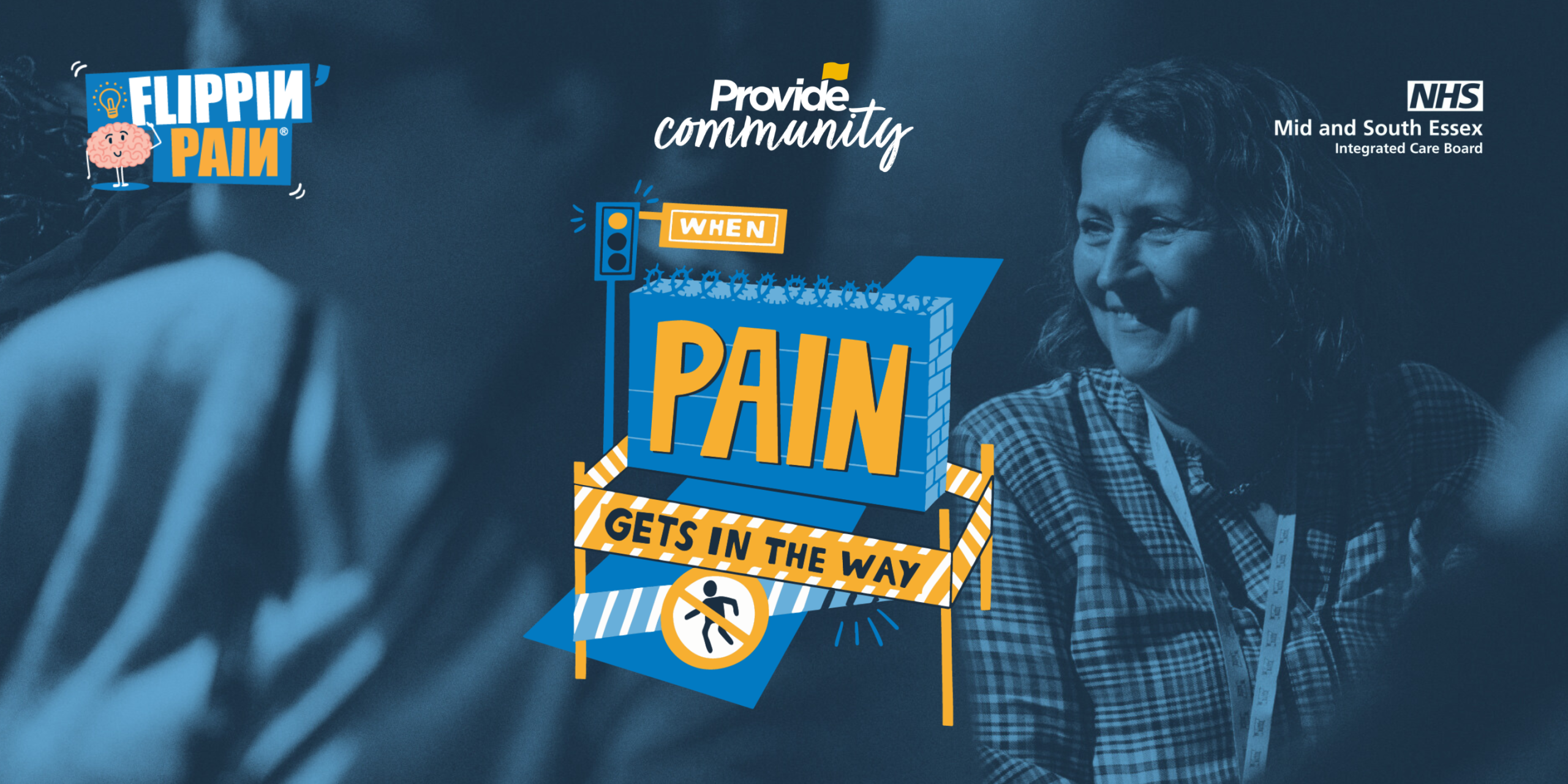 The logo for When Pain Gets in the Way